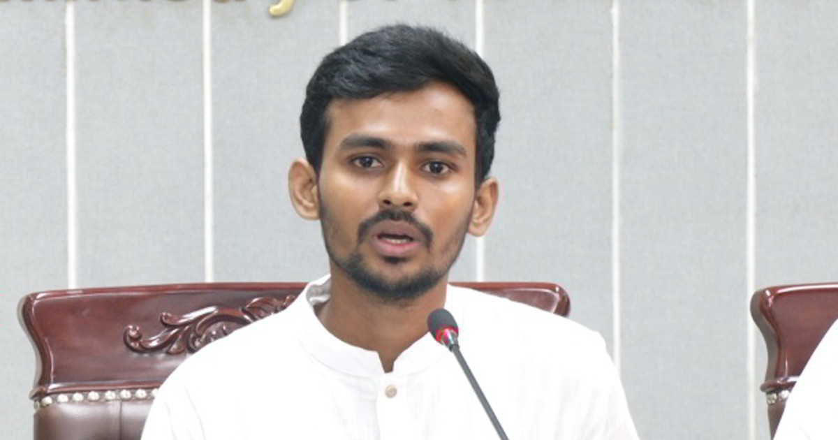 নতুন মন্ত্রণালয়ের দায়িত্বে আসিফ মাহমুদ
