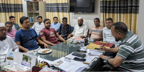 গোলাপগঞ্জে সাংবাদিকদের সাথে নতুন ওসির মতবিনিময়