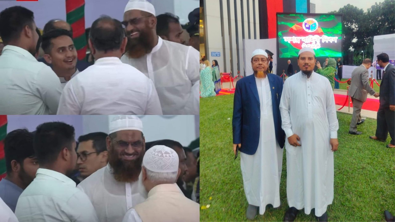 সেনাকুঞ্জে সংবর্ধনা অনুষ্ঠানে আলেম রাজনীতিবিদরা