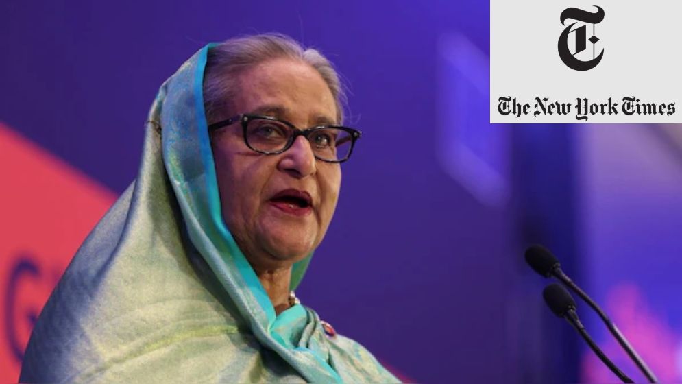 নিউ ইয়র্ক টাইমস’র প্রতিবেদন: গুম শেখ হাসিনার পরিকল্পনায়