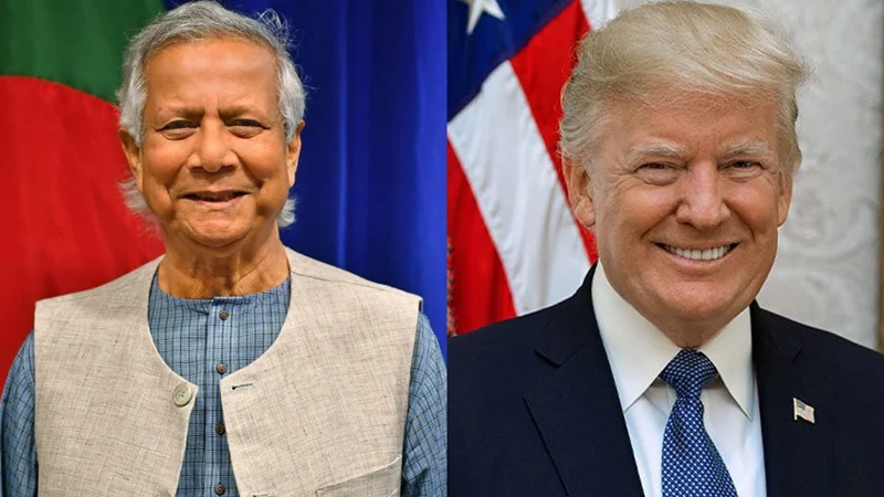 ট্রাম্পকে ড. ইউনূসের শুভেচ্ছা