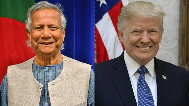 বাড়তি শুল্ক স্থগিত চেয়ে ট্রাম্পকে ড. ইউনূসের চিঠি