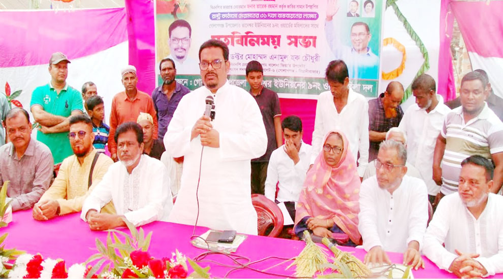 বিএনপির ৩১ দফা বাস্তবায়ন হলে নারীদের অধিকার নিশ্চিত হবে: ড. এনামুল চৌধুরী