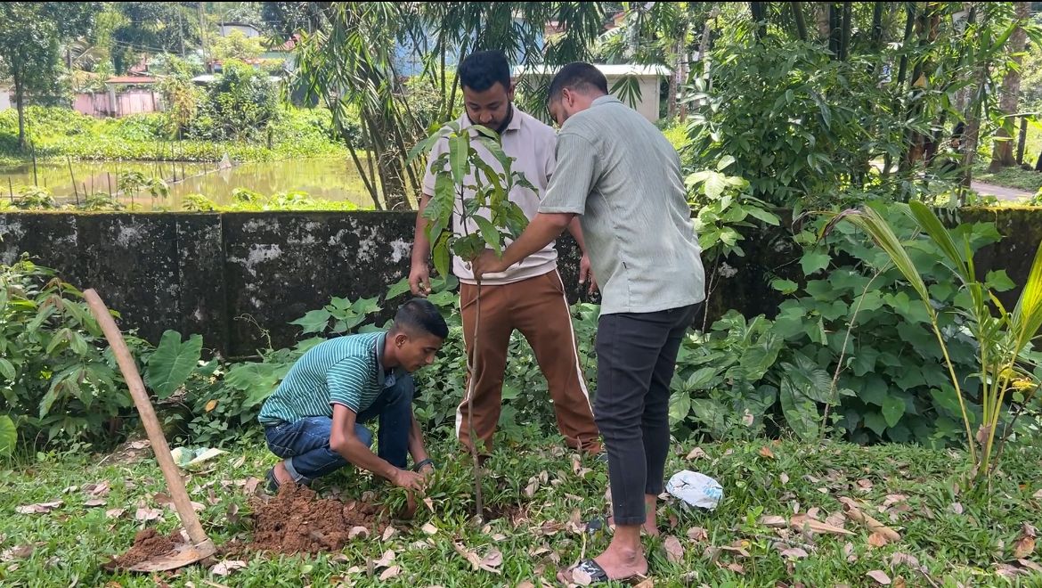 গোলাপগঞ্জে নিজ ক্যাম্পসে ছাত্রদলের বৃক্ষ রোপণ