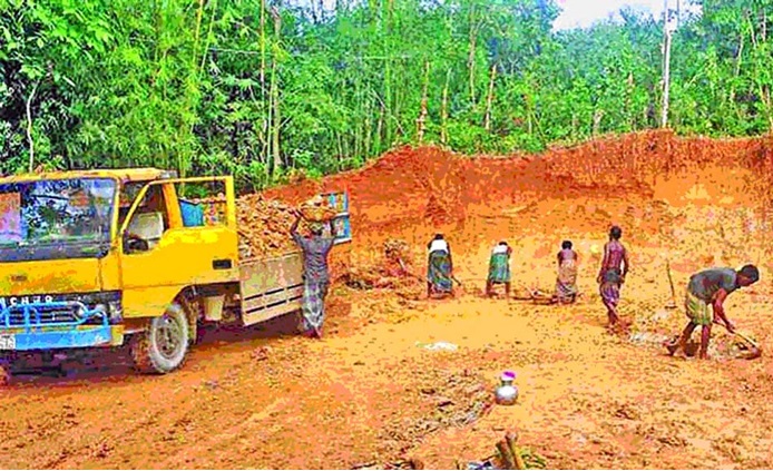 সিলেটে পাহাড়-টিলা কাটায় ডিসির নিষেধাজ্ঞা