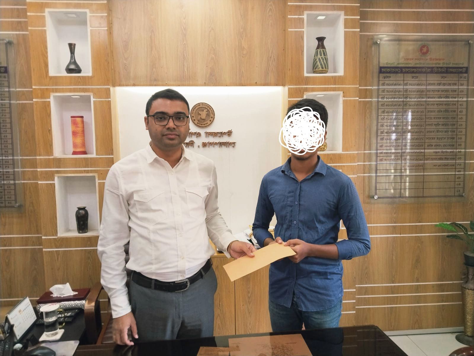 আরাফাতের একাদশ শ্রেনীতে ভর্তির দায়িত্ব নিলেন গোলাপগঞ্জের ইউএনও