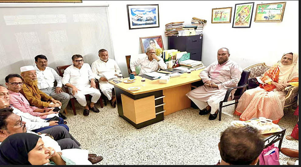 মির্জা ফখরুলের সাথে সিলেটে বিএনপির মনোনয়ন প্রত্যাশীদের বৈঠক