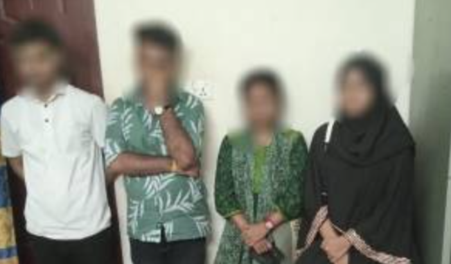 সিলেটের আবাসিক হোটেল থেকে ৪ তরুণ-তরুণী আটক