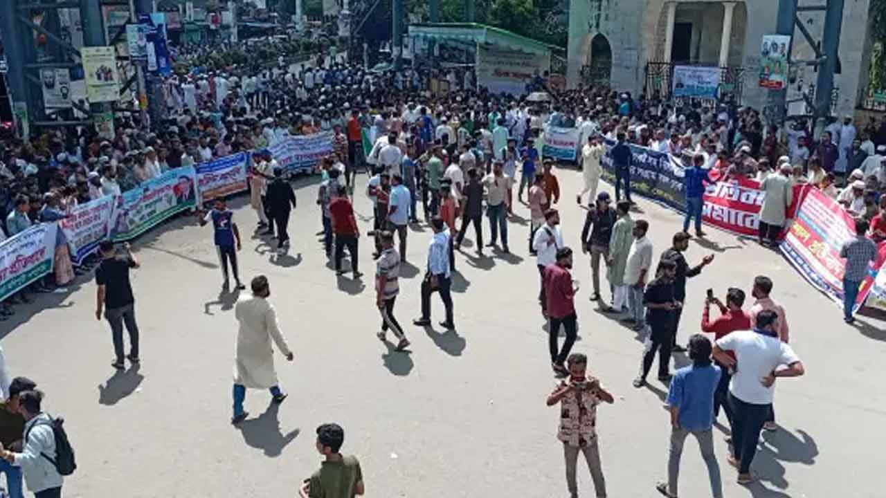 অধিকার আদায়ে সিলেটে এক ঘণ্টার ‘শাটডাউন’