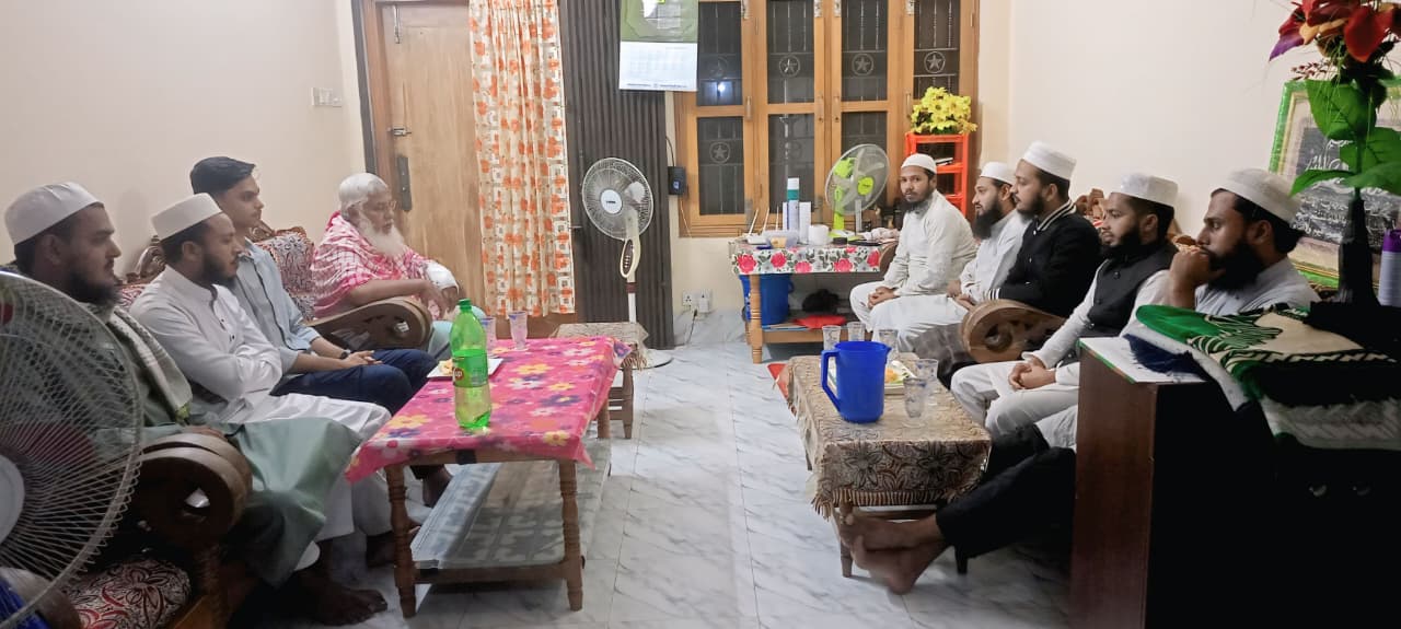 অসুস্থ জমিয়ত নেতার বাসভবনে গোলাপগঞ্জ ছাত্র জমিয়ত