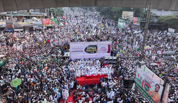 যমুনার সামনে অবস্থান কর্মসূচির ঘোষণা ৮ দলের