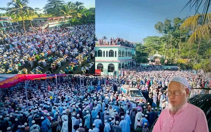 মাদ্রাসা প্রাঙ্গণেই চিরনিদ্রায় শায়িত হলেন মাওলানা মাহমুদুল হাসান রায়গড়ী (রহ.)