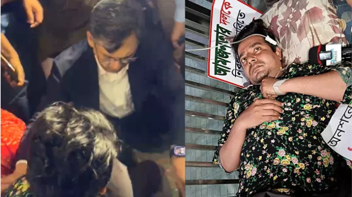 ১৩৪ ঘণ্টা পর অনশন ভাঙলেন তারেক, নেয়া হলো হাসপাতালে