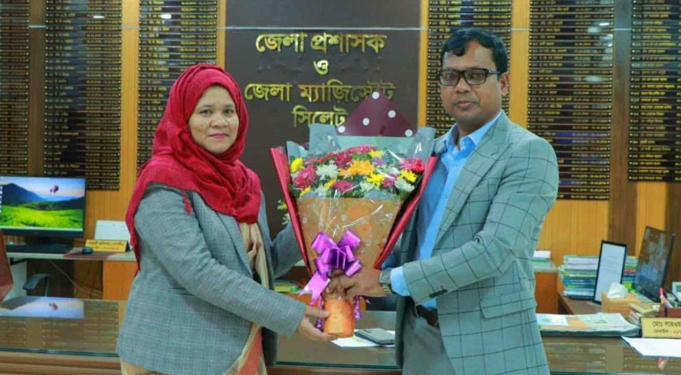 বিয়ানীবাজারে নতুন ইউএনওর যোগদান