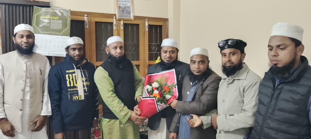 ইউকে জমিয়ত নেতাকে স্বাগত জানালো গোলাপগঞ্জ উপজেলা যুব জমিয়ত 