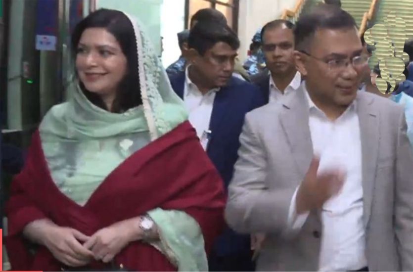 ২১ বছর পর সিলেটের মাটিতে স্ত্রীকে নিয়ে তারেক রহমান