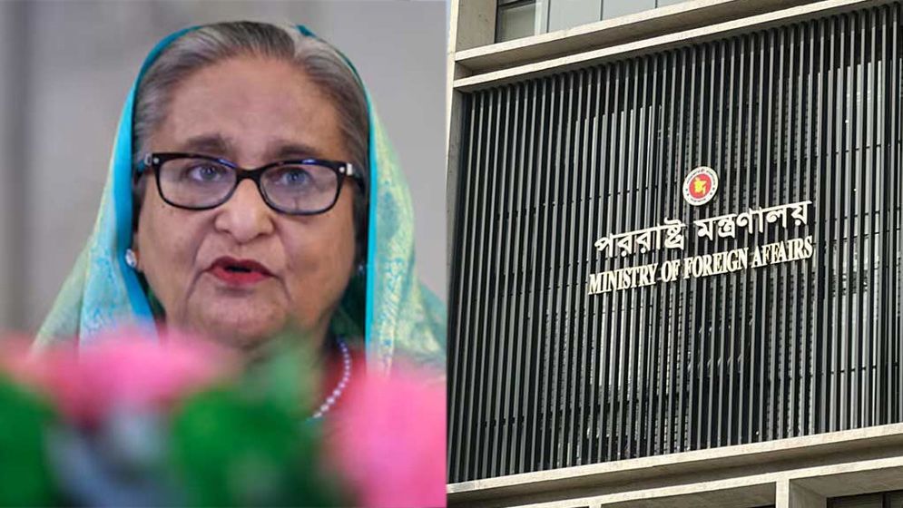 দিল্লিতে হাসিনার দেওয়া বক্তব্যে ক্ষুব্ধ বাংলাদেশ