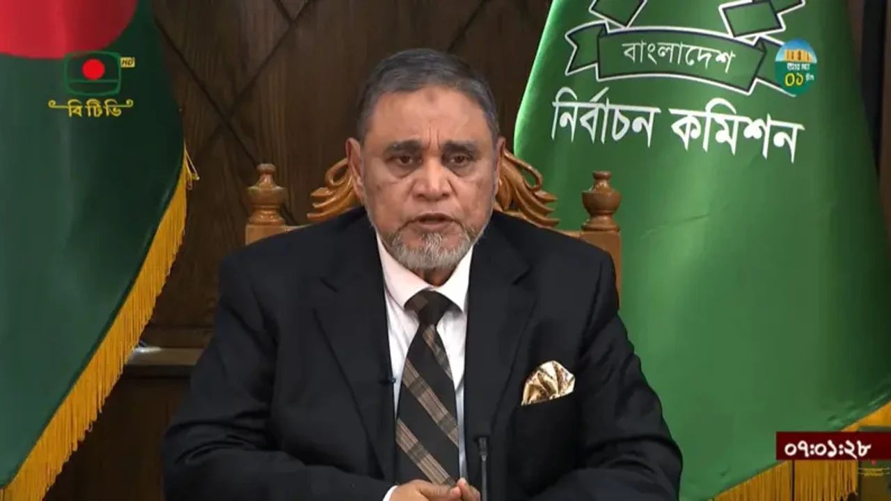 সবাইকে ভোট দেওয়ার ও জয়-পরাজয় মেনে নেওয়ার আহ্বান সিইসির