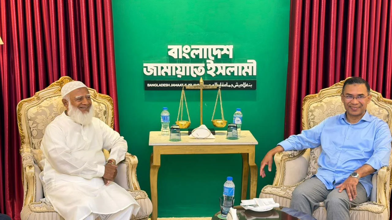 দেশের পরবর্তী প্রধানমন্ত্রী হিসেবে তারেক রহমানকে অভিনন্দন জামায়াত আমিরের