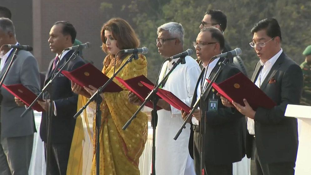 প্রতিমন্ত্রী হিসেবে শপথ নিলেন ২৪ জন