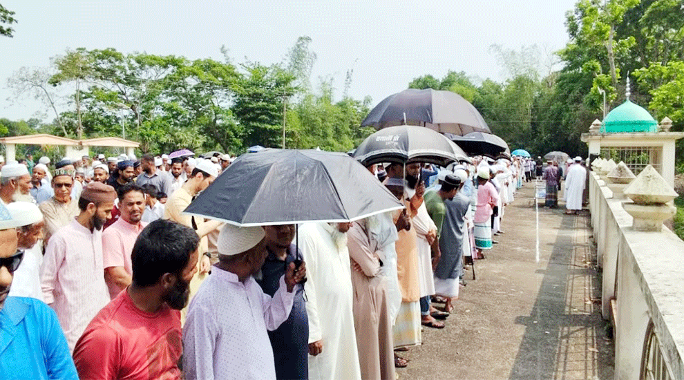 ঢাকাদক্ষিণ ইউনিয়নের সাবেক চেয়ারম্যান বশর মিয়ার দাফন সম্পন্ন