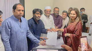 সংরক্ষিত নারী আসনে মনোনয়ন ফরম নিলেন সৈয়দা আদিবা