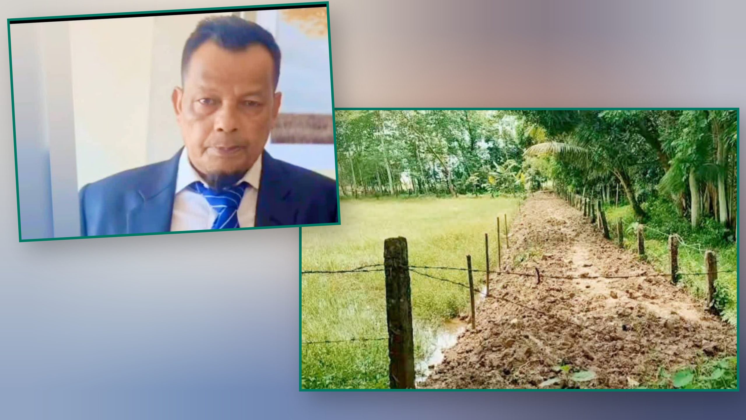 প্রবাসীর অনন্য দৃষ্টান্ত: নিজ জমি দান করে রাস্তা নির্মাণে এগিয়ে এলেন লকুছ মিয়া