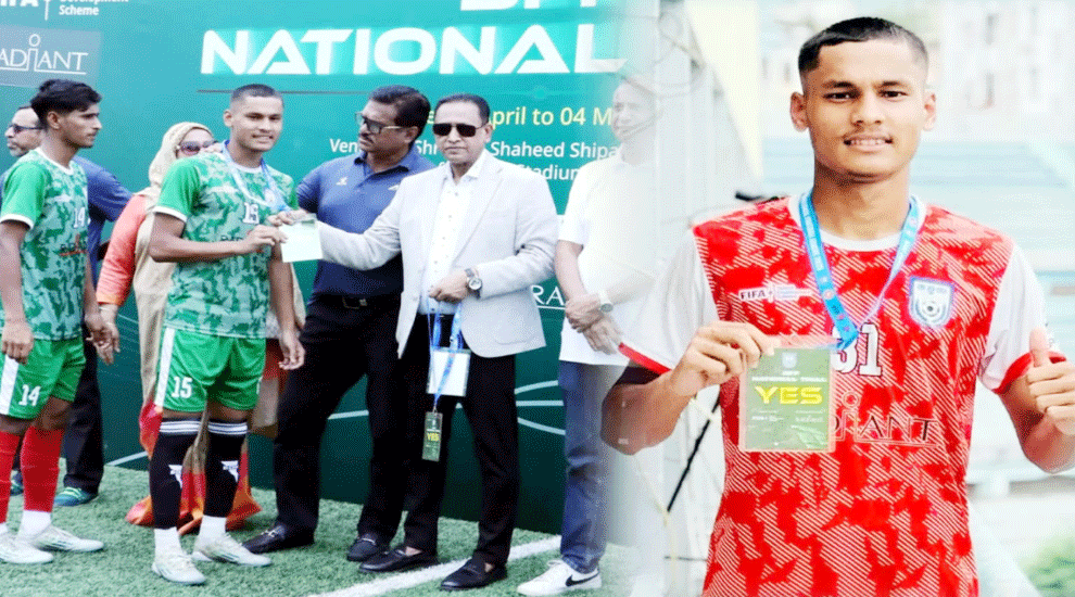 বাফুফের বাছাইয়ে ইয়েস কার্ড পেলেন বিশ্বনাথের সাঈদ খান