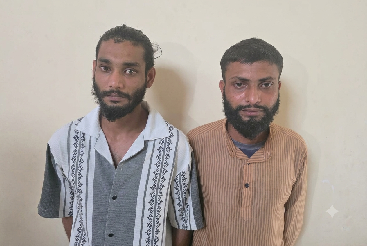 গোলাপগঞ্জে অস্ত্রের মহড়া, ভাইরাল ভিডিওর দুই যুবক গ্রেফতার