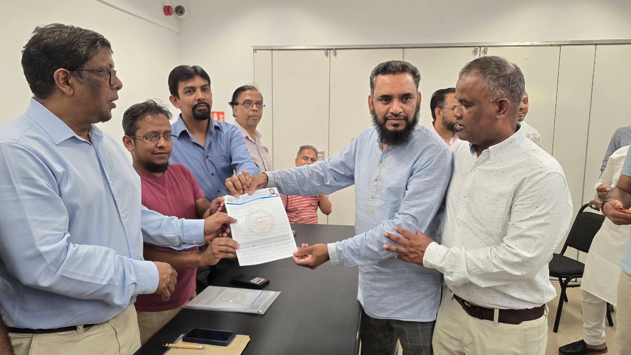 গোলাপগঞ্জ হেল্পিং হ্যান্ডস (ইউকে) নির্বাচনে ফান্ডরাইজিং সেক্রেটারি পদে মনোনয়ন দাখিল করলেন সাংবাদিক সৈয়দ নাদির আহমদ